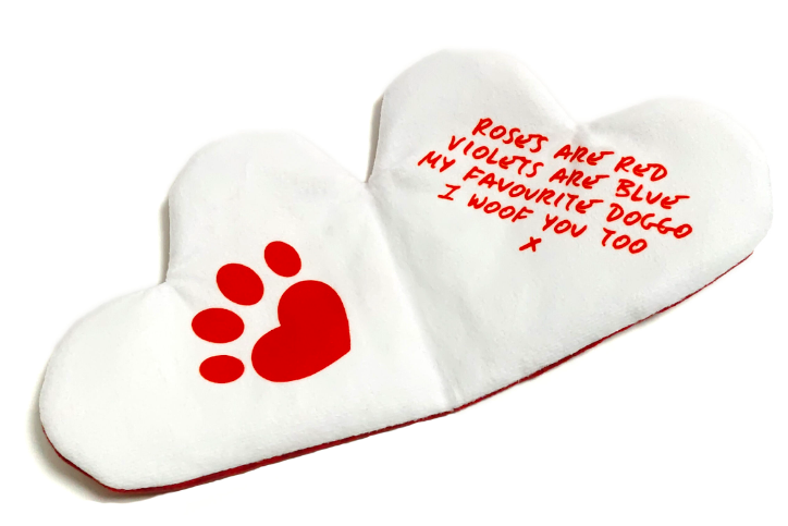 I Woof You Valentine's Heart Card