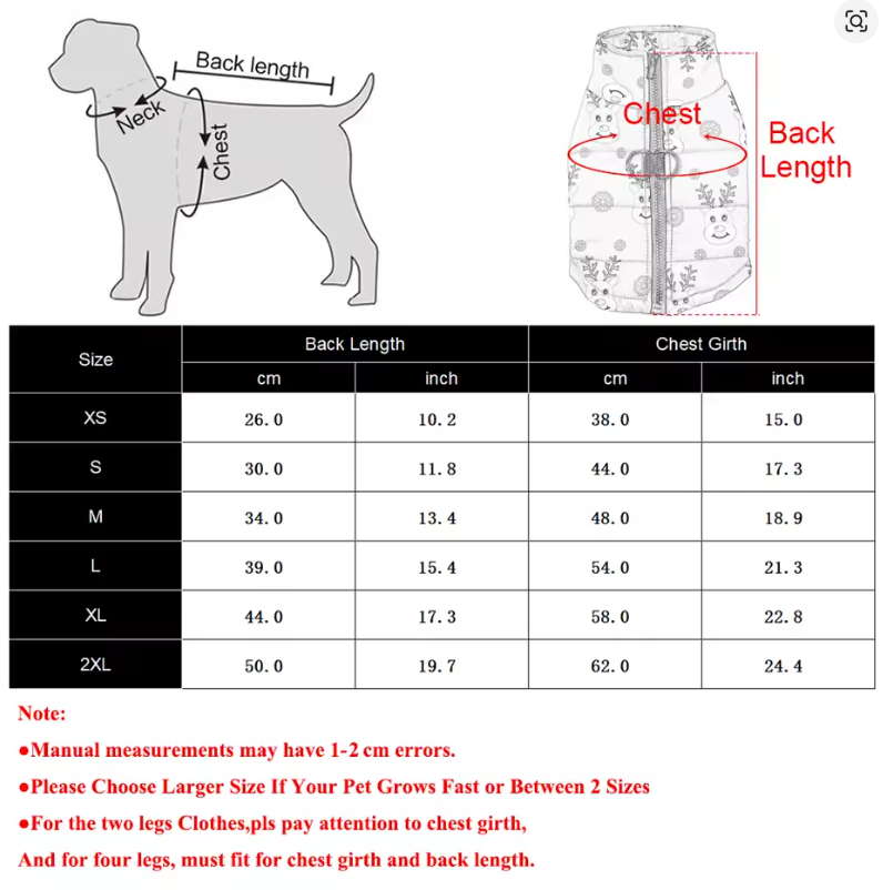 Christmas Reindeer Dog Coat