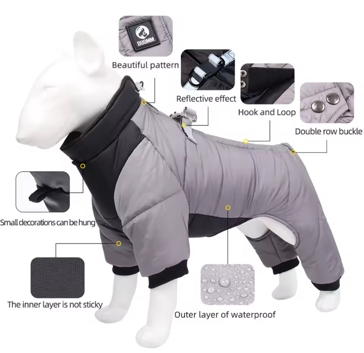 Four legged Dog coat