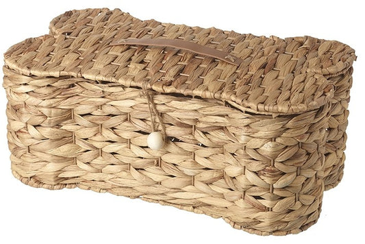 Wicker Bone Shaped Storage Basket