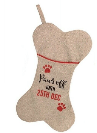 Hession Paws Off Stocking