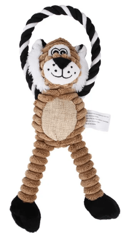 Interactive Lion Rope Chew Toy