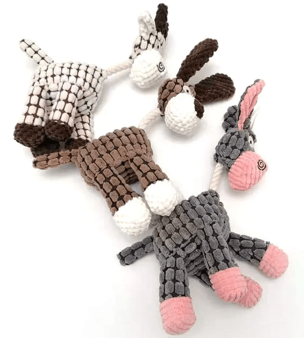 Fun Donkey Squeaky Chew Toy