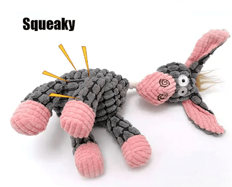 Fun Donkey Squeaky Chew Toy