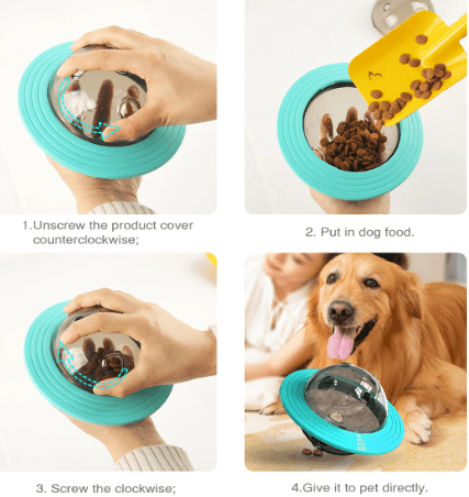 Spaceship Treat Dispenser