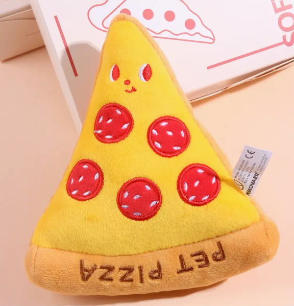 Pizza Squeaky Toy