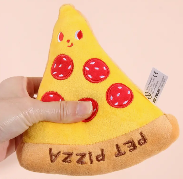 Pizza Squeaky Toy