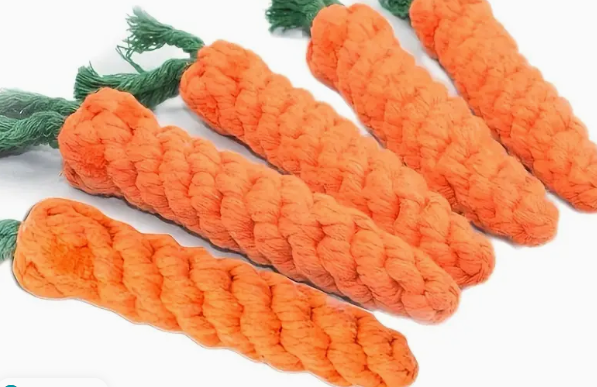 Carrot Rope knot toy