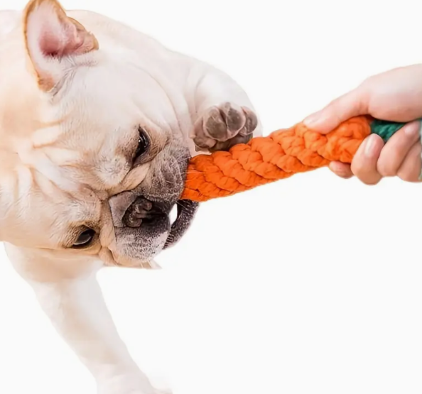 Carrot Rope knot toy