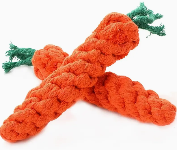 Carrot Rope knot toy