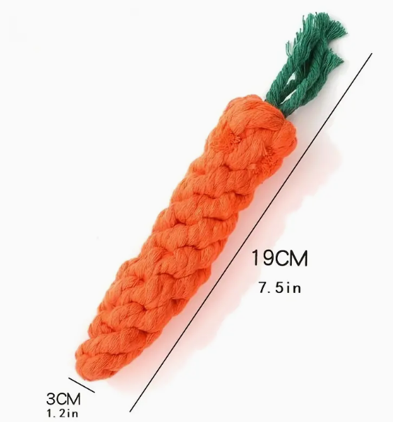 Carrot Rope knot toy