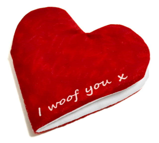 I Woof You Valentine's Heart Card