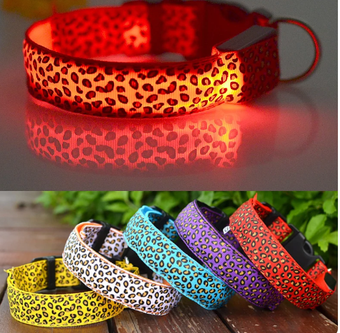 Leopard LED Collar