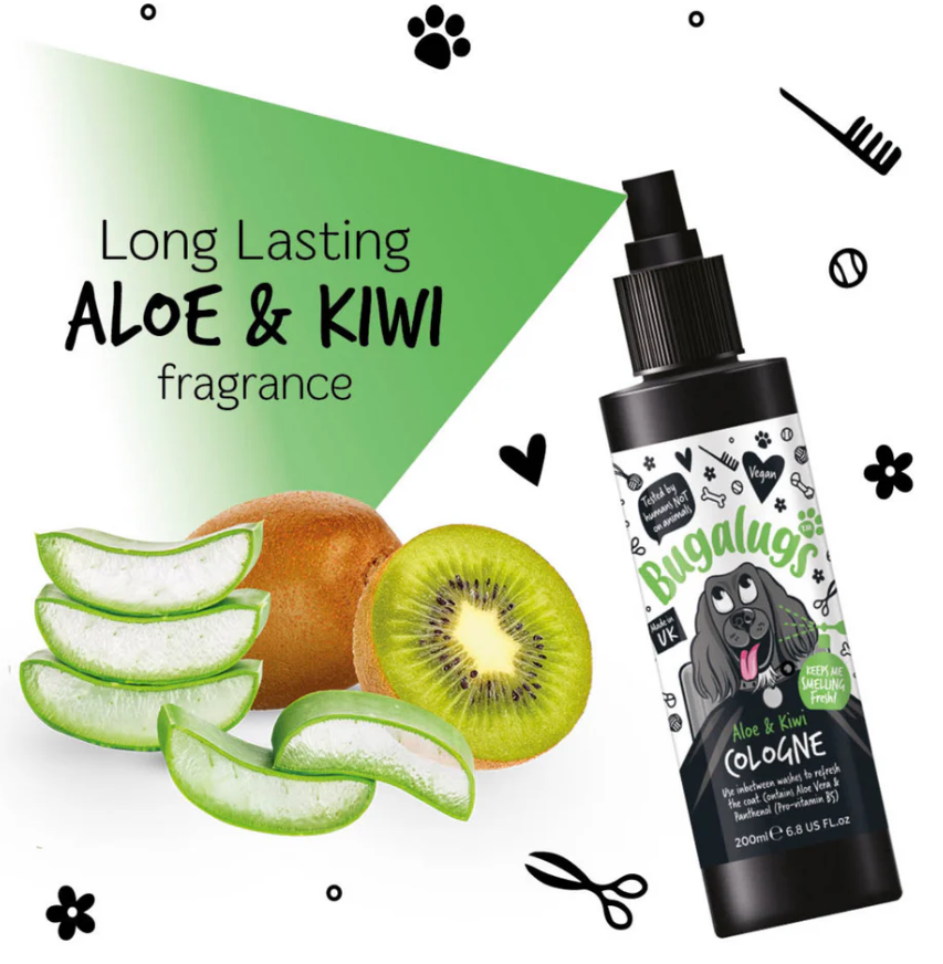 Bugalugs Aloe & Kiwi Dog Cologne