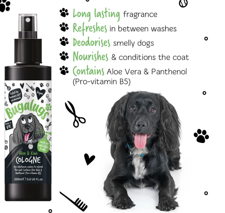 Bugalugs Aloe & Kiwi Dog Cologne