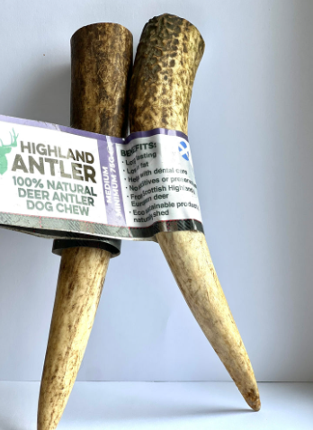 Highland Antler 100% Natural Deer Antler Dog Chew