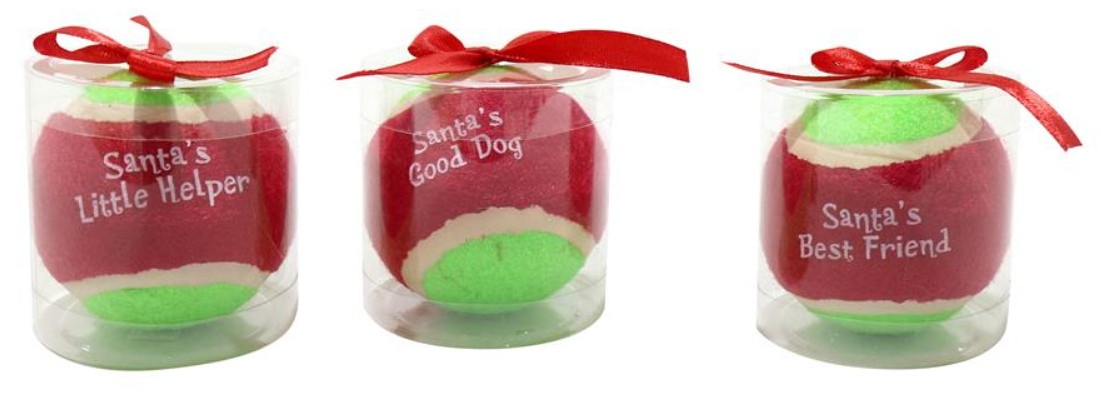 Christmas Pet Tennis Ball