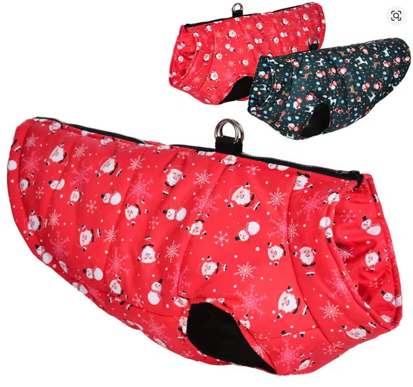 Christmas Dog Coat