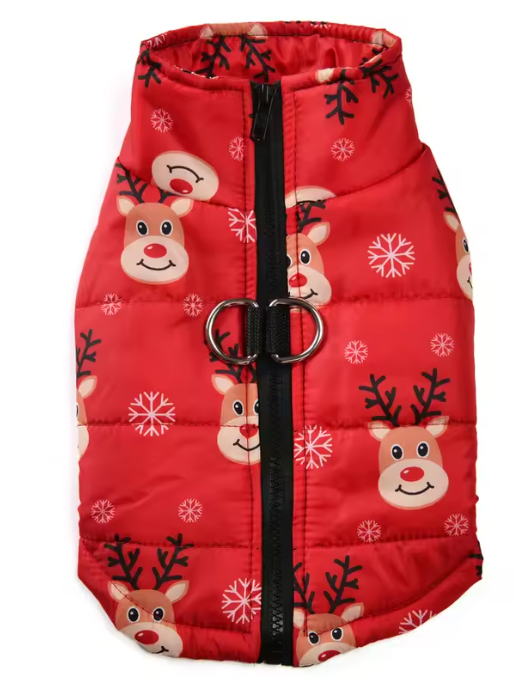Christmas Reindeer Dog Coat