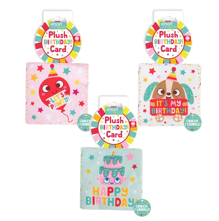 Crinkle Birthday Card Plush