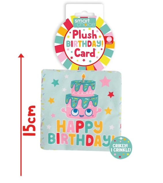Crinkle Birthday Card Plush