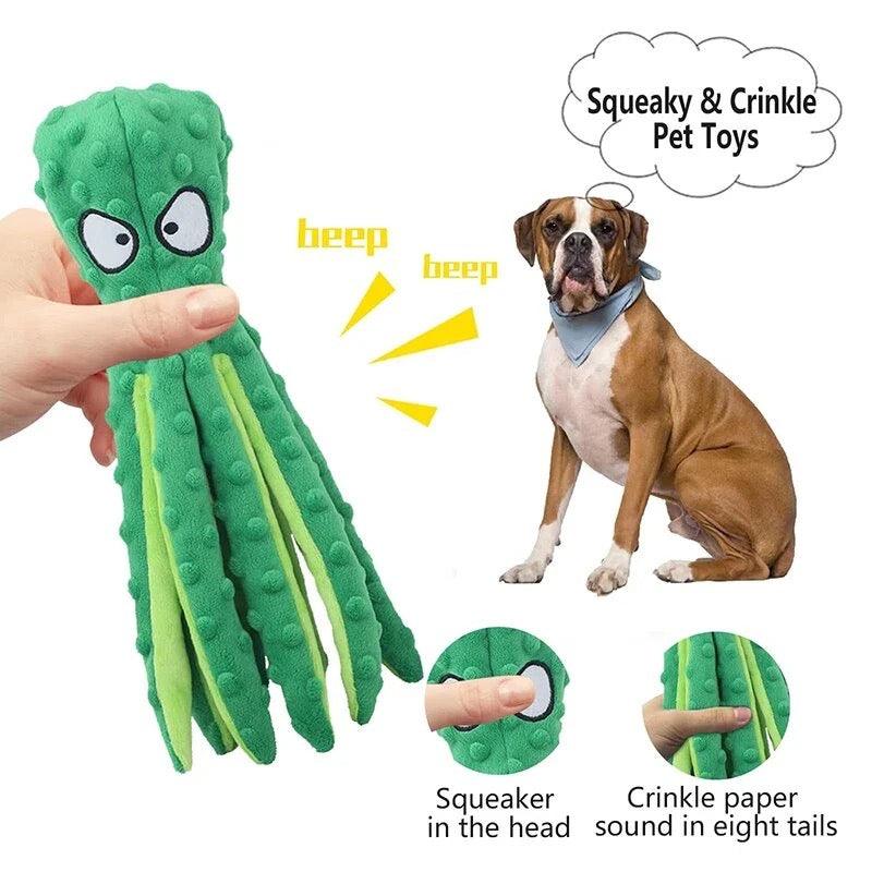 Squeaky Toy Octopus