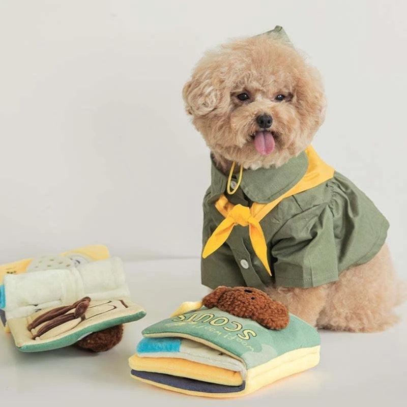 Woof Woof Scouts Snuffle Toy Book